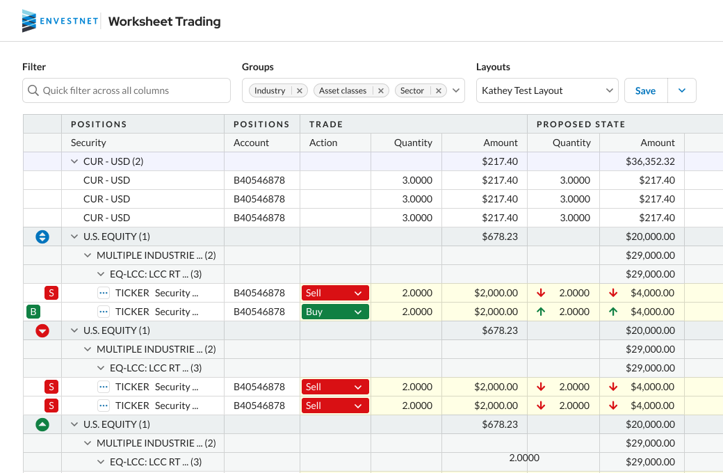 Envestnet RTQ Risk tool